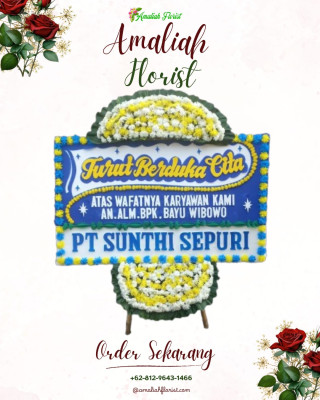 Papan Bunga Duka di Simapang Tetap Darul Ichsan
