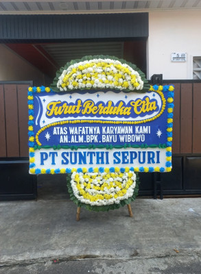 Papan Bunga Duka di Simapang Tetap Darul Ichsan